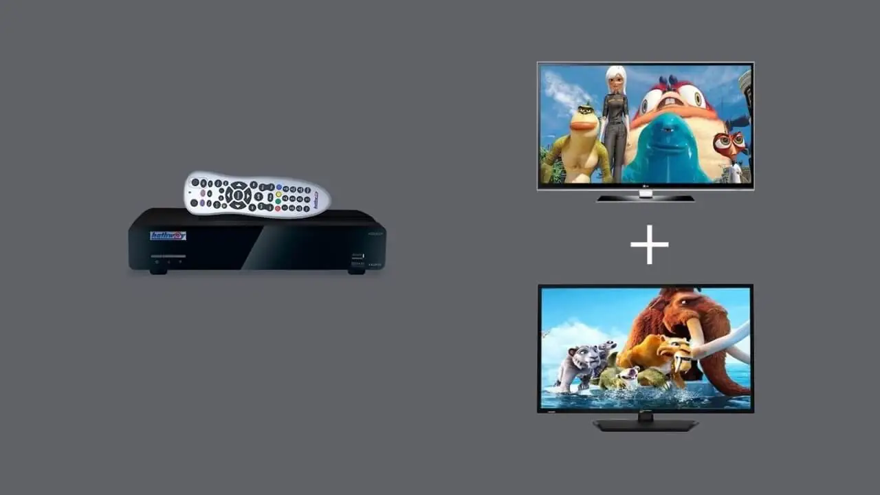 2 телевизора 1 приставка