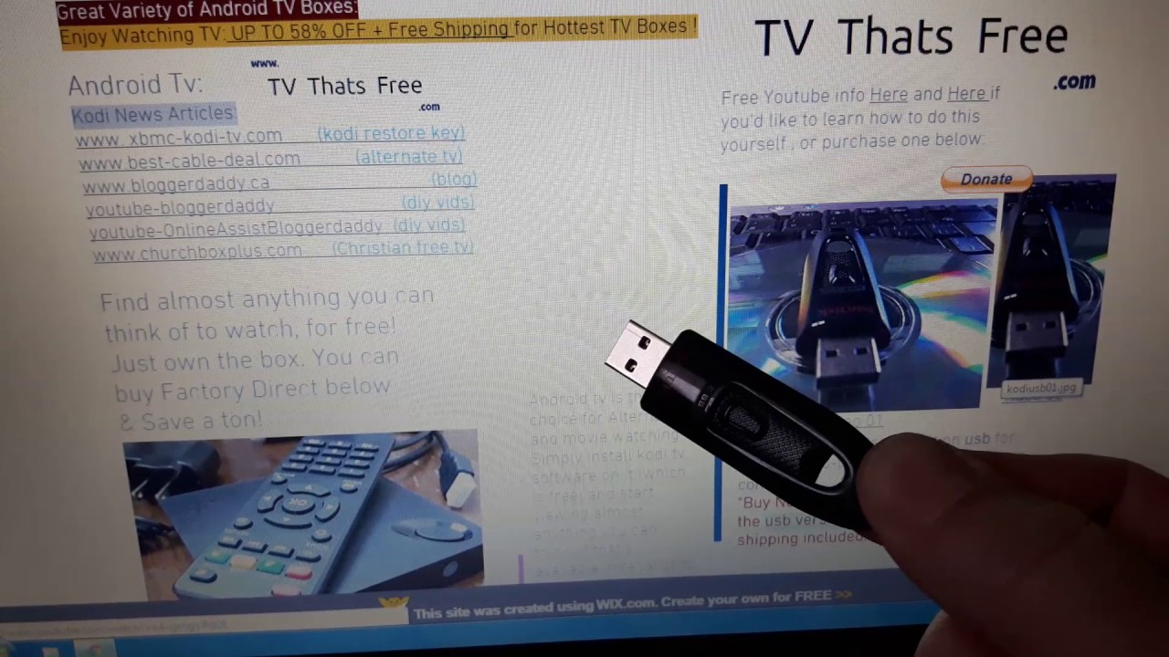 USB флешка телевизор