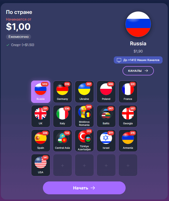 tvteam список каналов