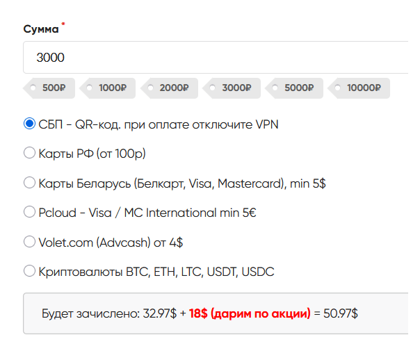 cbilling способы оплаты